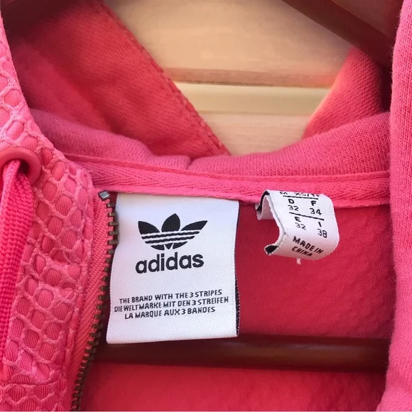 Adidas Women’s Pink Hoodie xs - Picture 6 of 6